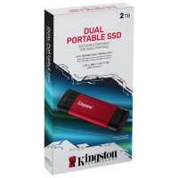 Kingston External SSD|KINGSTON|2TB|3D NAND|Write speed 950 MBytes/sec|Read speed 1050 MBytes/sec|SPSD/2TB