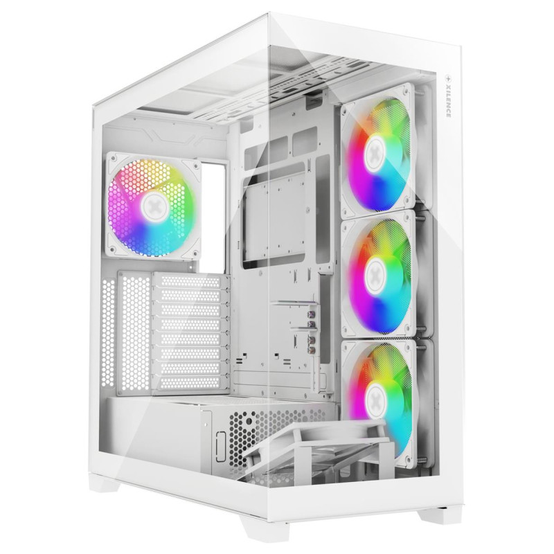 Xilence Case|XILENCE|ATX/micro ATX/Mini-ITX|White|Midi Tower|PC|X818.W.ARGB