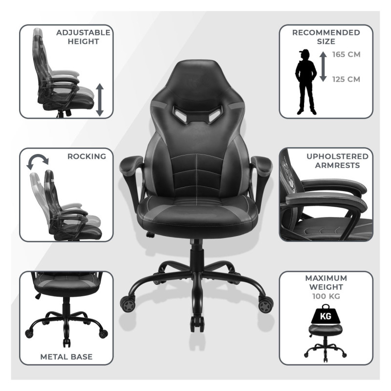 Subsonic Junior Gaming Seat Superman