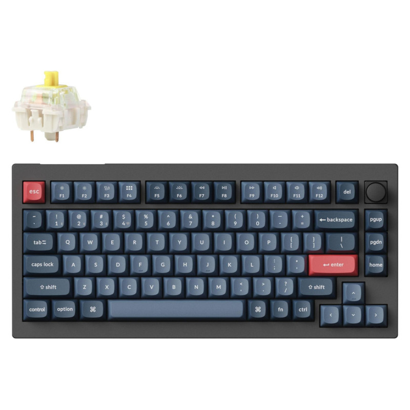 Keychron KEYBOARD WRL V1 MAX RGB/CARBON BLACK V1M-D4 KEYCHRON