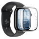 Amazingthing Radix Glass Screen Protector with Case for Apple Watch Series 11 42mm - Clear
