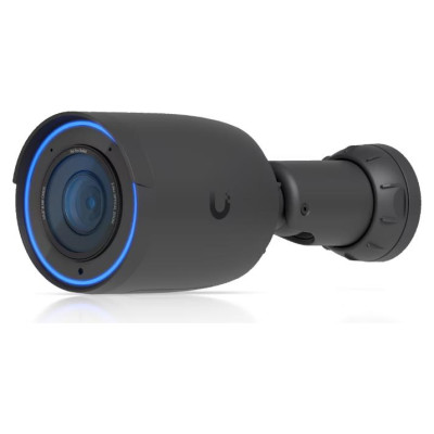 Ubiquiti UVC-G6-Pro-Bullet-B All-weather 4K PoE+ camera with a Multi-TOPS AI engine, 2.36x optical zoom, and a large 1/1.2" CMOS sensor for exceptional low-light clarity and long-range IR night vision