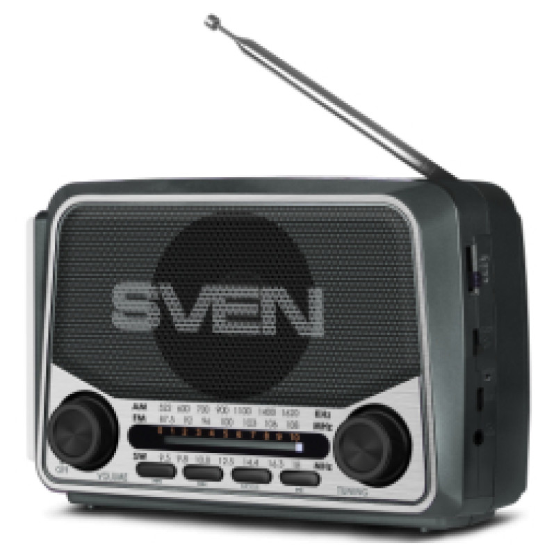 Sven Skaļrunis Sven SRP-150 FM,AM,SW Radio Bluetooth Grey