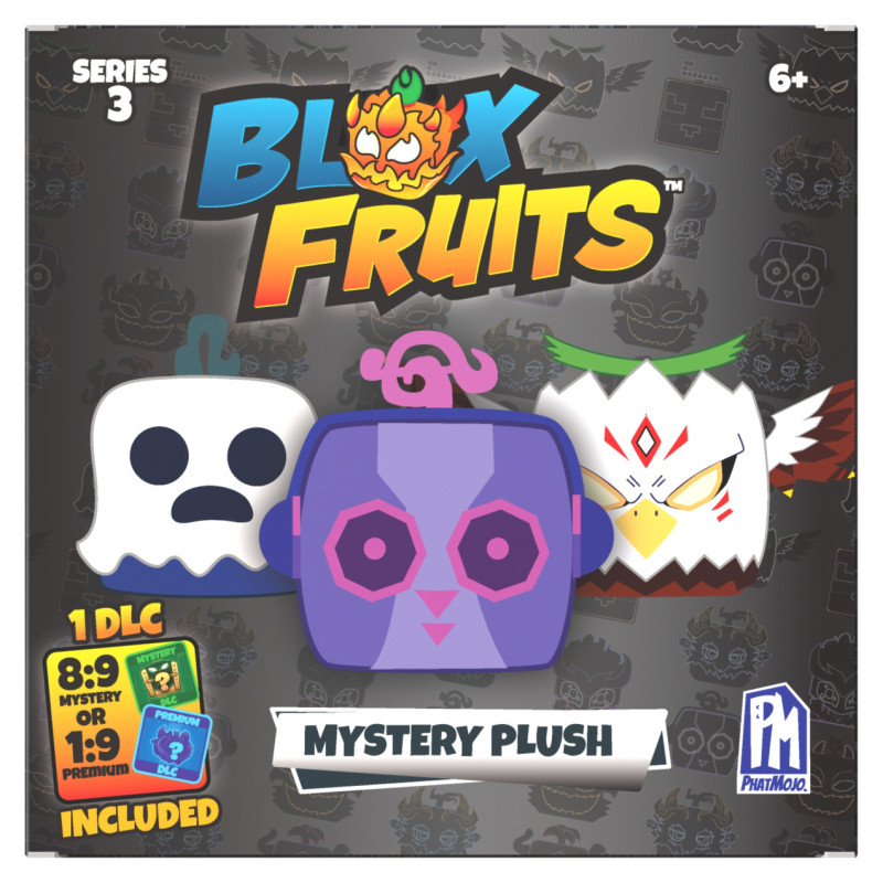 Phatmojo BLOX FRUITS Mīkstā rotaļlieta necaurspīdīgā iepakojumā, 10&nbsp;cm