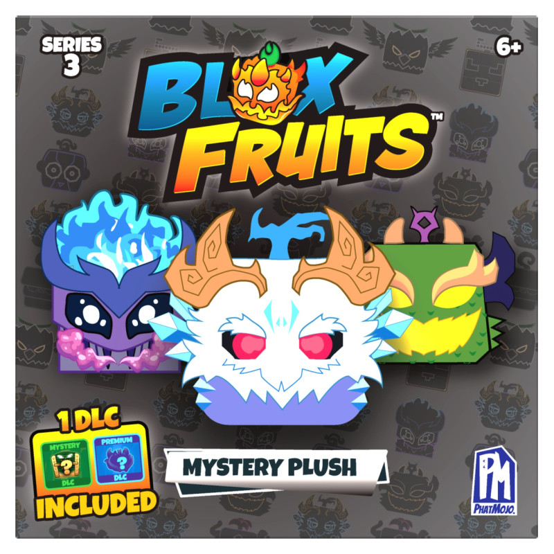 Phatmojo BLOX FRUITS Mīkstā rotaļlieta necaurspīdīgā iepakojumā, 10&nbsp;cm