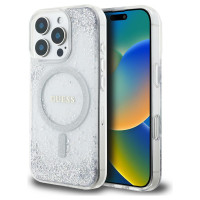 Guess GUHMP16XRGRGES iPhone 16 Pro Max 6.9" silver/silver hardcase Resin Gradient Glitter MagSafe
