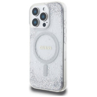 Guess GUHMP16XRGRGES iPhone 16 Pro Max 6.9" silver/silver hardcase Resin Gradient Glitter MagSafe