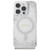 Guess GUHMP16XRGRGES iPhone 16 Pro Max 6.9" silver/silver hardcase Resin Gradient Glitter MagSafe
