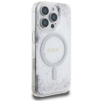 Guess GUHMP16XRGRGES iPhone 16 Pro Max 6.9" silver/silver hardcase Resin Gradient Glitter MagSafe