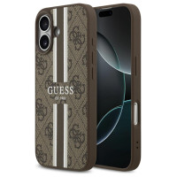 Guess 4G Printed Stripes MagSafe case for iPhone 17 - brown