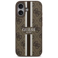 Guess 4G Printed Stripes MagSafe case for iPhone 17 - brown