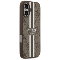 Guess 4G Printed Stripes MagSafe case for iPhone 17 - brown