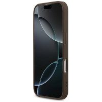 Guess 4G Printed Stripes MagSafe case for iPhone 17 - brown