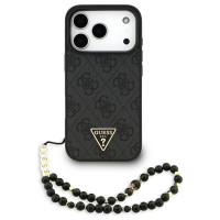 Guess 4G Strap Triangle Logo MagSafe case for iPhone 17 Pro - black