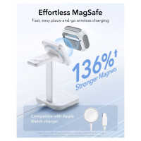 ESR Orbit HaloLock MagSafe case for AirPods Pro 3 - white