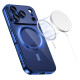 Tech-Protect MagFlex MagSafe Case for iPhone 17 Pro - Clear Navy Blue