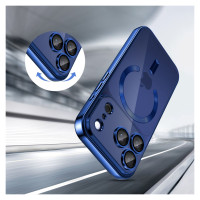 Tech-Protect MagFlex MagSafe Case for iPhone 17 Pro - Clear Navy Blue