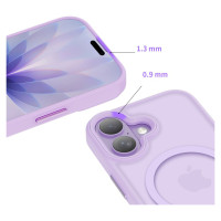 Tech-Protect MagMat MagSafe Case for iPhone 17 - Purple
