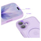 Tech-Protect MagMat MagSafe Case for iPhone 17 - Purple