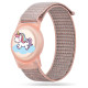 Tech-Protect Nylon Strap for Apple AirTag 1/2 - Pink
