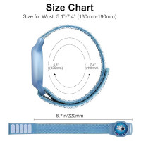 Tech-Protect Nylon Strap for Apple AirTag 1/2 - Pink