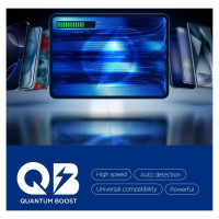 Spigen Essential EE673EU 3-port charger 2xUSB-C 1xUSB-A 67W - black