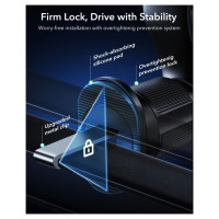 ESR OmniLock Qi2.2 Magnetic MagSafe Car Air Vent Mount - Black