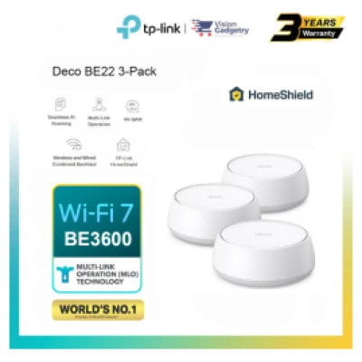 Tp-Link Mesh sistēma TP-Link Deco BE22 1-pack Wi‑Fi7