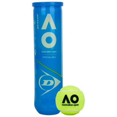 Dunlop Australian Open Tennis Ball 4 pcs AUO1 (tenis ziemny)