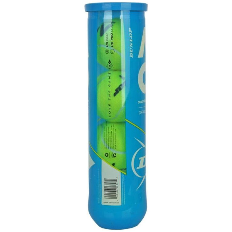 Dunlop Australian Open Tennis Ball 4 pcs AUO1 (tenis ziemny)