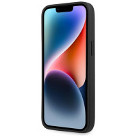 BMW Leather Stamp Case for iPhone 14 Pro - Black