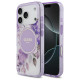 Guess IML Flower & Tonal Circle MagSafe case for iPhone 17 Pro - purple