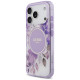 Guess IML Flower & Tonal Circle MagSafe case for iPhone 17 Pro - purple