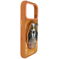 Nimmy Cool&Cute 2.0 Dog Case for iPhone 17 Pro with Magnetic Hanger - Orange