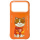 Nimmy Glasses Cool Cat Case for iPhone 17 Pro - Orange