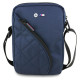 BMW Nylon Pockets & Metal Logo 8" Tablet Bag - Navy Blue