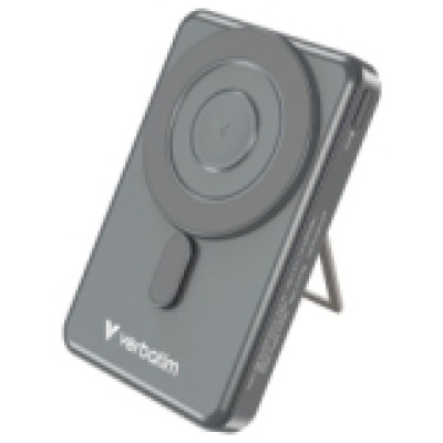 Verbatim Enerģijas krātuve Verbatim Charge n Go Grey 10000mAh Magnetic Wireless