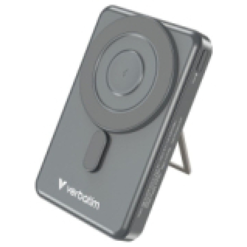 Verbatim Enerģijas krātuve Verbatim Charge n Go Grey 10000mAh Magnetic Wireless