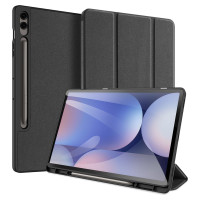 Dux Ducis Domo PU Leather Case with Stand for Samsung Tab S10+ / S9+ / S9 FE+ - Black