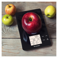Wozinsky WIK-10 Smart Kitchen Scale with Digital Display, Bluetooth App - Black