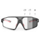 Rockbros SP216BK photochromic UV400 cycling glasses - black and red