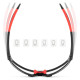 Rockbros SP216BK photochromic UV400 cycling glasses - black and red