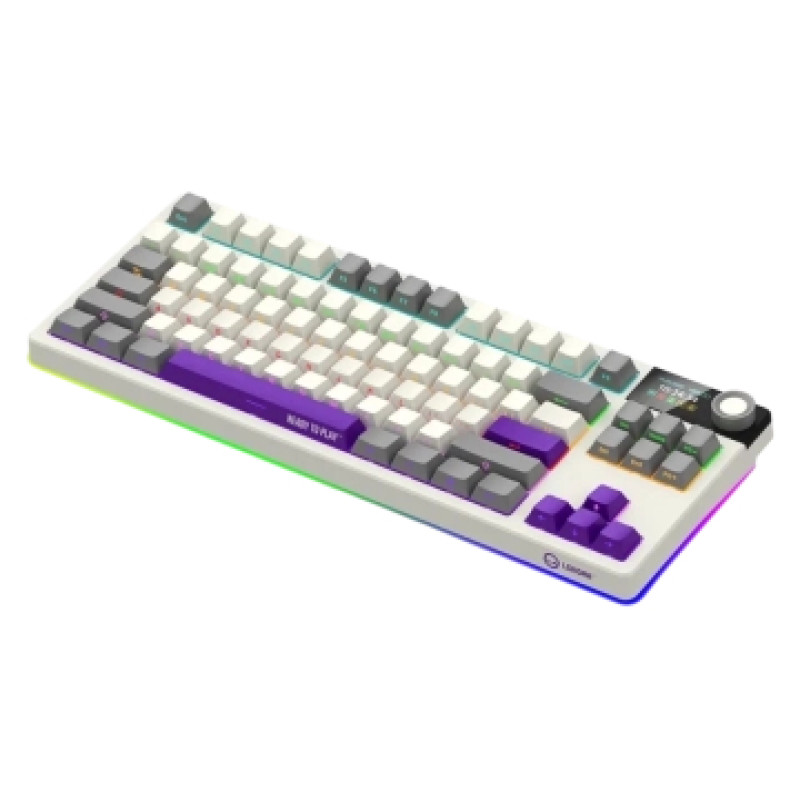 Lorgar Klaviatūra Lorgar KBP70TKLW TKL Wireless White Beige