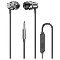 Dudao X10PRO in-ear headphones, wired, 3.5mm mini jack - black