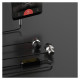 Dudao X10PRO in-ear headphones, wired, 3.5mm mini jack - black