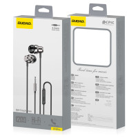 Dudao X10PRO in-ear headphones, wired, 3.5mm mini jack - black