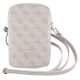 Guess Zip 4G Triangle bag - pink