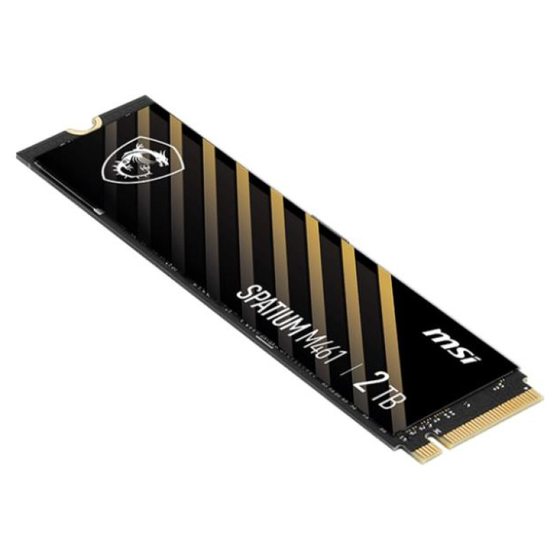 MSI SSD|MSI|SPATIUM M461|2TB|M.2|PCIE|NVMe|3D NAND|Write speed 4200 MBytes/sec|Read speed 5000 MBytes/sec|2.15mm|TBW 450 TB|MTBF 1500000 hours|S78-440Q550-P83