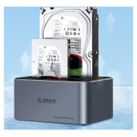 Orico 6656C3-C 5-Bay Docking Station with Offline Clone Function 2.5"/3.5" SATA HDD/SSD - Gray