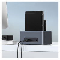 Orico 6656C3-C 5-Bay Docking Station with Offline Clone Function 2.5"/3.5" SATA HDD/SSD - Gray